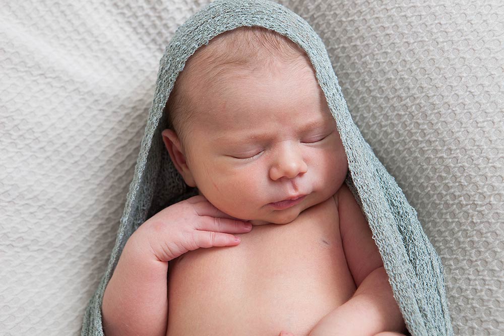 newborn foto baby deken